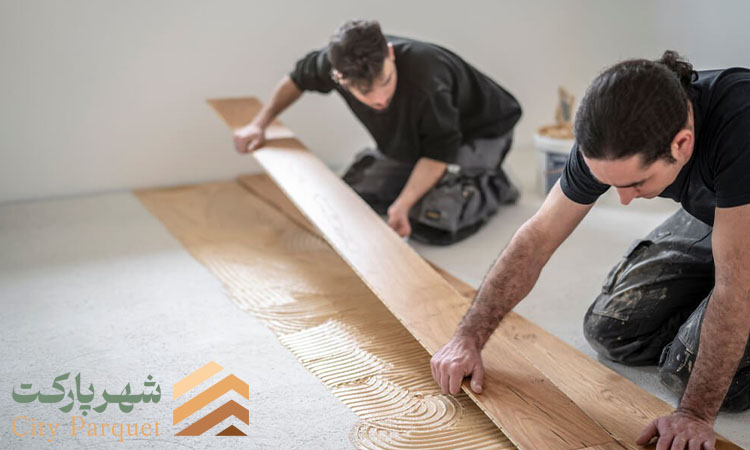 زمان نصب پارکت